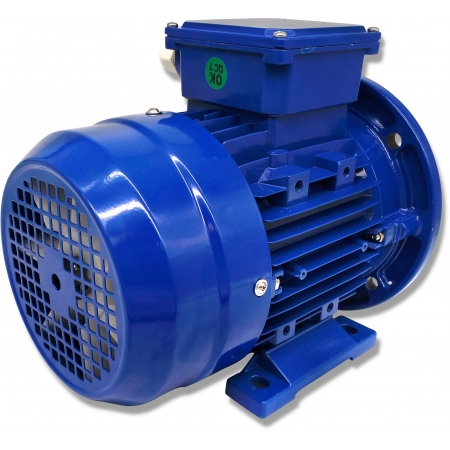 SILNIK ELEKTRYCZNY Z KOŁNIERZEM 1,1kW 400V 1415obr WAŁEK 24mm 3-FAZOWY